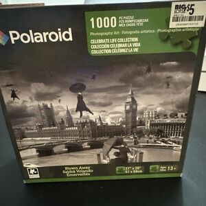 Blown Away Polaroid 1000 pc Jigsaw Puzzle 27" X 20" Karmin. COMPLETE